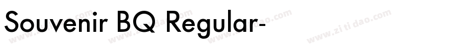 Souvenir BQ Regular字体转换